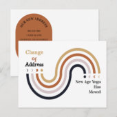 Modern We hebben zakelijke adreswijziging verplaat Aankondigingskaart (Voorkant / Achterkant)