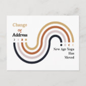 Modern We hebben zakelijke adreswijziging verplaat Aankondigingskaart (Voorkant)