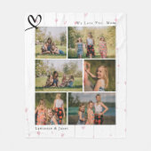 Modern we houden van je familie Abuela. Foto Colla Fleece Deken (Voorkant)