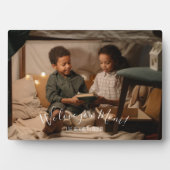Modern We houden van je mam Foto Plaque Fotoplaat (voorkant)