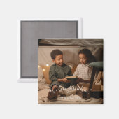 Modern we houden van je mam Magnet (Voorkant / Achterkant)