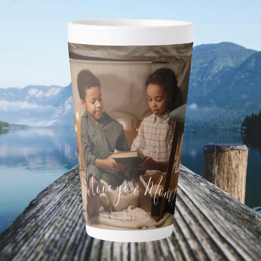 Modern We houden van je mama Foto Latte Mok