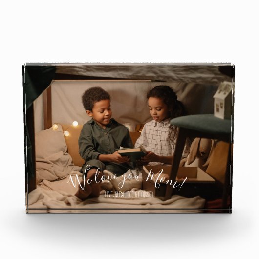 Modern we houden van je moeder fotoblok (Voorkant)