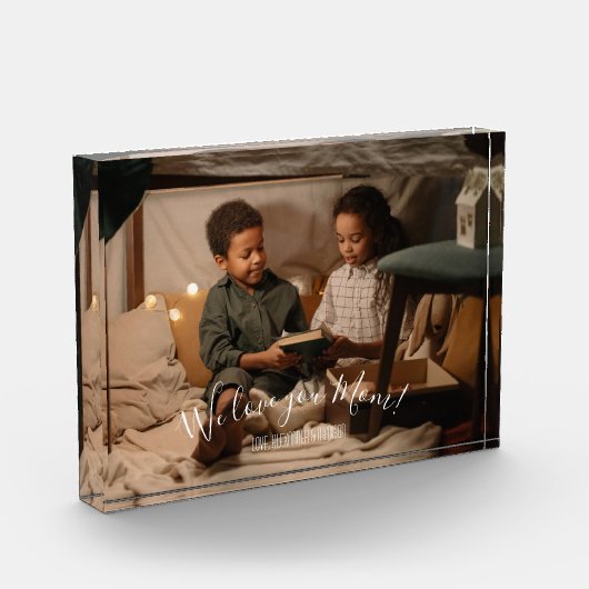 Modern we houden van je moeder fotoblok (Links)