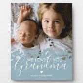 Modern we houden van je oma foto fotoplaat (Voorkant)