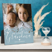 Modern we houden van je oma foto fotoplaat (Zijkant)