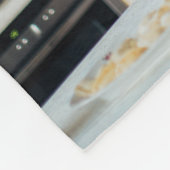 Modern we houden van je zwarte fotocollage fleece deken (Hoek)