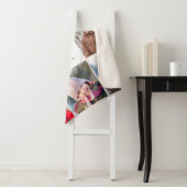 Modern We Love You 8 Photo Collage Sherpa Deken (In situ)