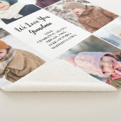 Modern We Love You 8 Photo Collage Sherpa Deken (3/4)