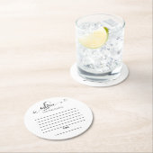 Modern we schrijven Onderzetter voor weddenschap i (Insitu)