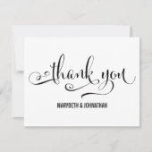 Modern we schrijven voor een script bruiloft Harte Kaart (Voorkant)