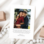 Modern We verwachten 2 foto zwangerschap Aankondiging