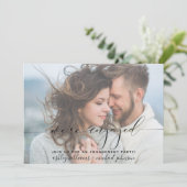 Modern we zijn de Geëngageerde Foto Engagement Par Kaart (Staand voorkant)