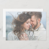 Modern we zijn de Geëngageerde Foto Engagement Par Kaart (Voorkant / Achterkant)