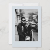 Modern We zijn verbonden met koppels foto-Verlovin Aankondiging (Achterkant)