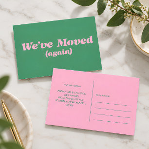 Modern We Zijn Verhuisd Nieuw Thuis Verhuisbericht Briefkaart