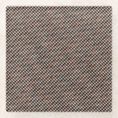Modern weave abstract geometric pattern  1277 glazen onderzetter (Voorkant)