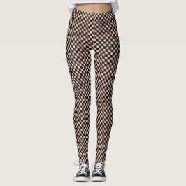 Modern weave abstract geometric pattern  1277 leggings