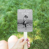 Modern Weddenprogramma Fans Beste dag met Foto Handwaaier