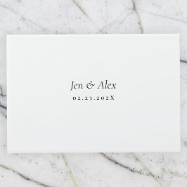 Modern Weddenschap Gastenboek