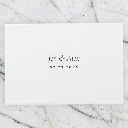 Modern Weddenschap Gastenboek