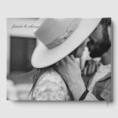 Modern Weddenschap Gastenboek (Achterkant)