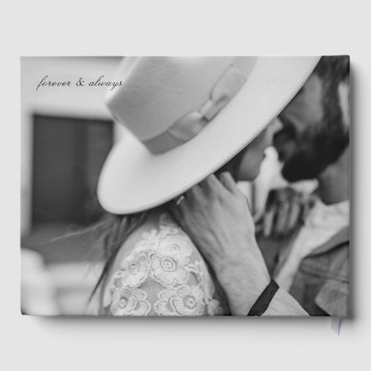 Modern Weddenschap Gastenboek (Achterkant)