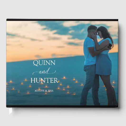 Modern Weddenschap Gastenboek (Voorkant)