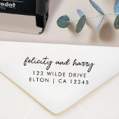 Modern Weddenschap | Manuscript met meerdere namen Zelfinktende Stempel