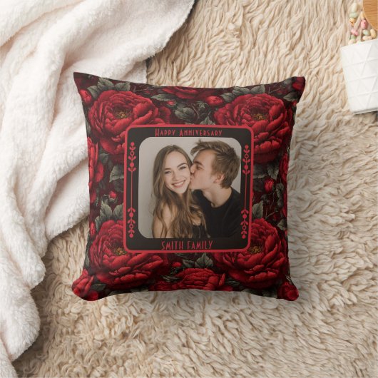 Modern Wedding 20Th Anniversary Throw Pillow Kussen (Deken)