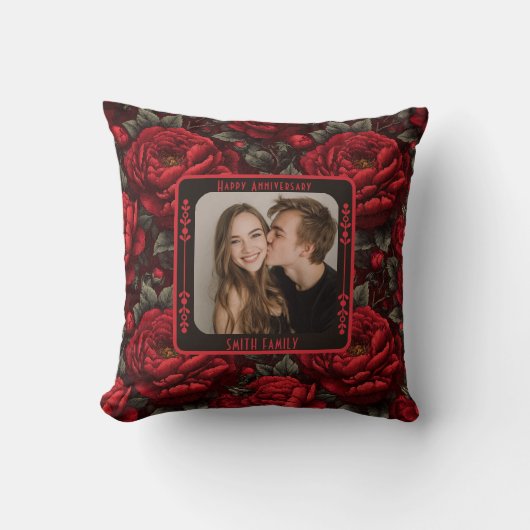 Modern Wedding 20Th Anniversary Throw Pillow  Kussen (Voorkant)