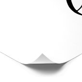 Modern Wedding Backdrop – Wedding Sign & Backdrop Perfect Poster (Hoek)