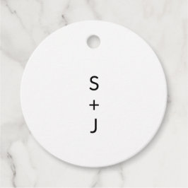 Modern Wedding Bedankjes Labels
