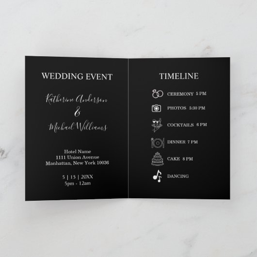 Modern Wedding Black & White All in One  (Binnen)