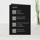 Modern Wedding Black & White All in One  (Achterkant)