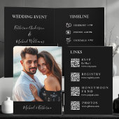 Modern Wedding Black & White All in One 