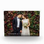 Modern Wedding Bride en Groom Photo Block Fotoblokken<br><div class="desc">Modern Wedding Bride en Groom Photo Block</div>