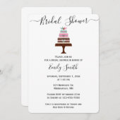 Modern Wedding Cake Vrijgezellenfeest Kaart (Voorkant / Achterkant)