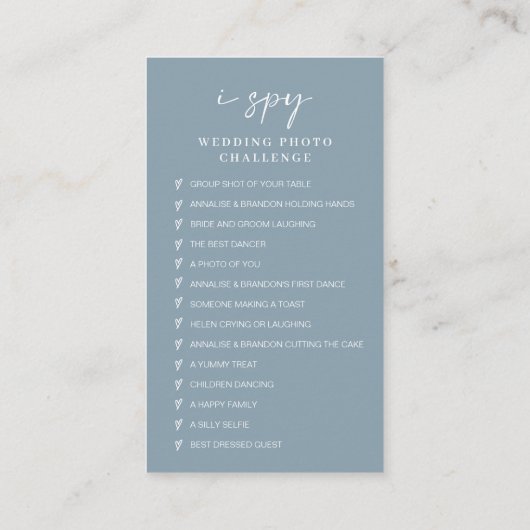 Modern Wedding Deel de liefde QR Code Informatiekaartje (Achterkant)