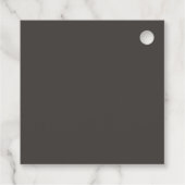 Modern Wedding Elephant Bedankt Bedankjes Labels (Achterkant)