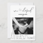 Modern Wedding Elopement aankondiging | Tokio (Voorkant)