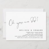 Modern Wedding Elopement, Oh ja, dat deden we... Kaart (Voorkant)