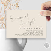 Modern Wedding Elopement, Verrassing, we hielpen Kaart