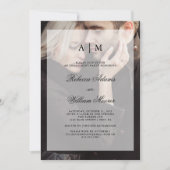 Modern Wedding Engagement Party | Fotobedekking Kaart (Voorkant)