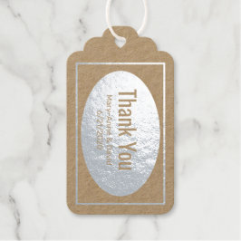 Modern Wedding Favor Bedankt Cadeaulabels