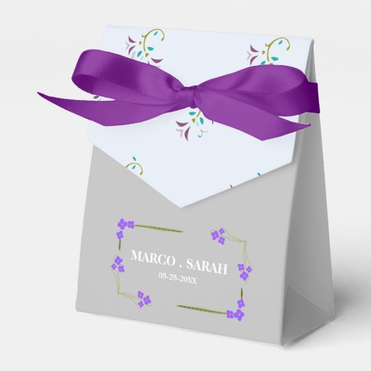 Modern Wedding Favors for a Unique Celebration Bedankdoosjes (Voorkant Zijde)