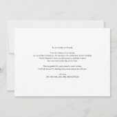 Modern Wedding Foto Bedankkaart (Achterkant)