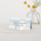 Modern Wedding Foto Plaatskaartje (Achterkant)