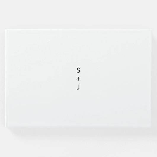 Modern Wedding Gastenboek (Voorkant)