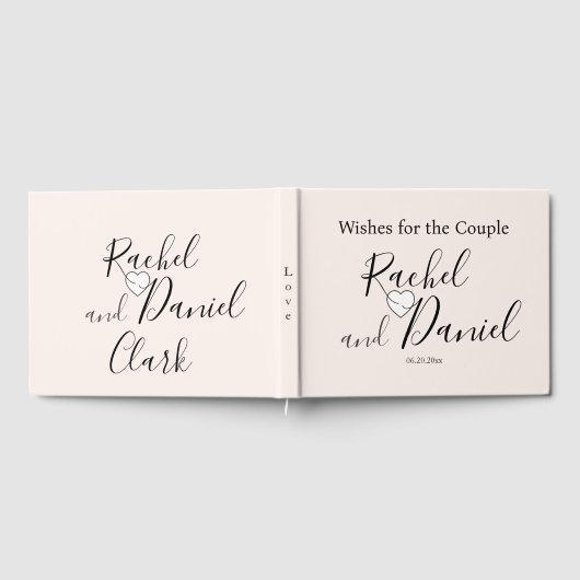 Modern Wedding Gastenboek (Volledig)